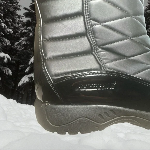 Weatherproof Esther Black Fur Lined Boots Sz 9 Brand New In Box - Picture 8 of 10